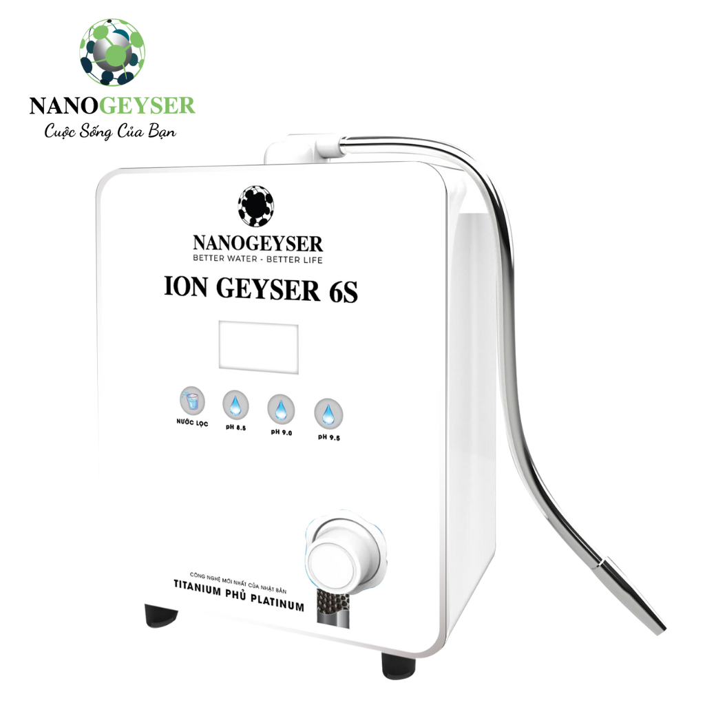 Máy điện giải ion kiềm Nano Geyser - ION GEYSER 6S PLUS GN-I6SP