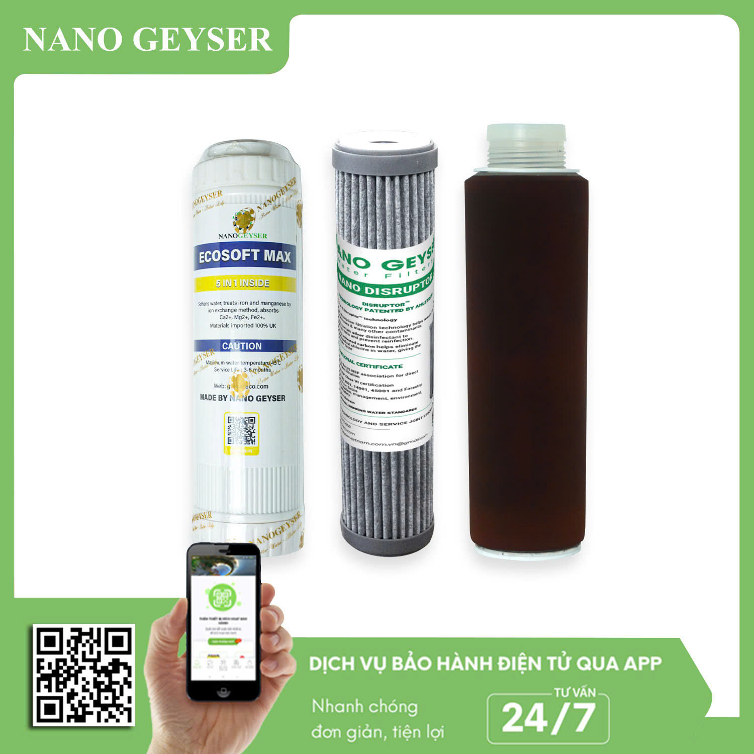 Combo lõi Ecosoft Max - Aragon - nano Disrtuptor