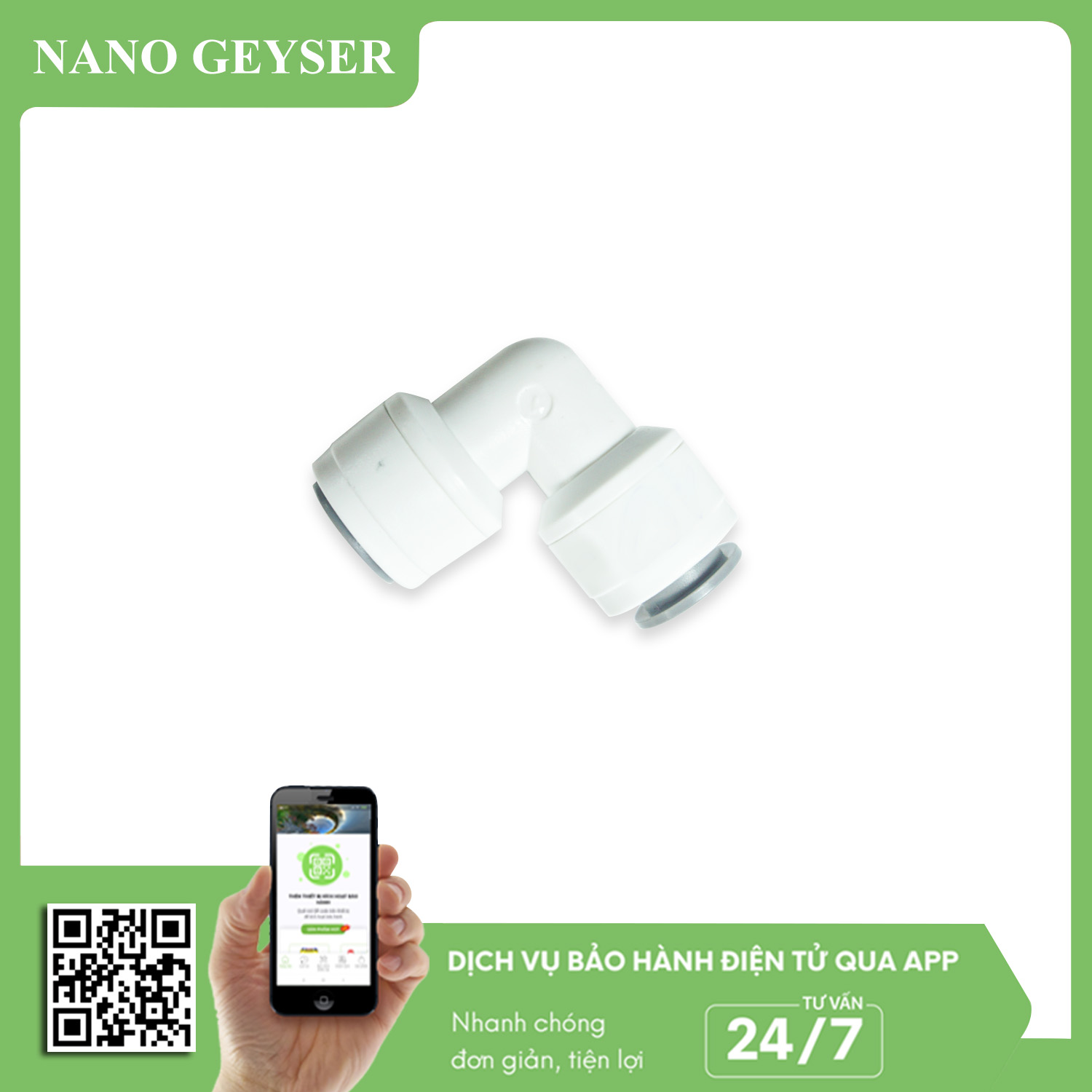 Cút góc cắm nhanh 6 - 10