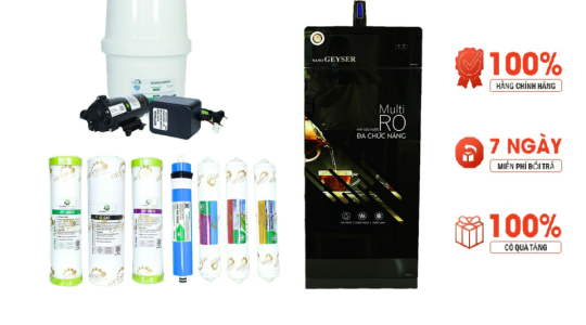 Phụ kiện máy lọc nước Nano Geyser chính hãng - chất lượng