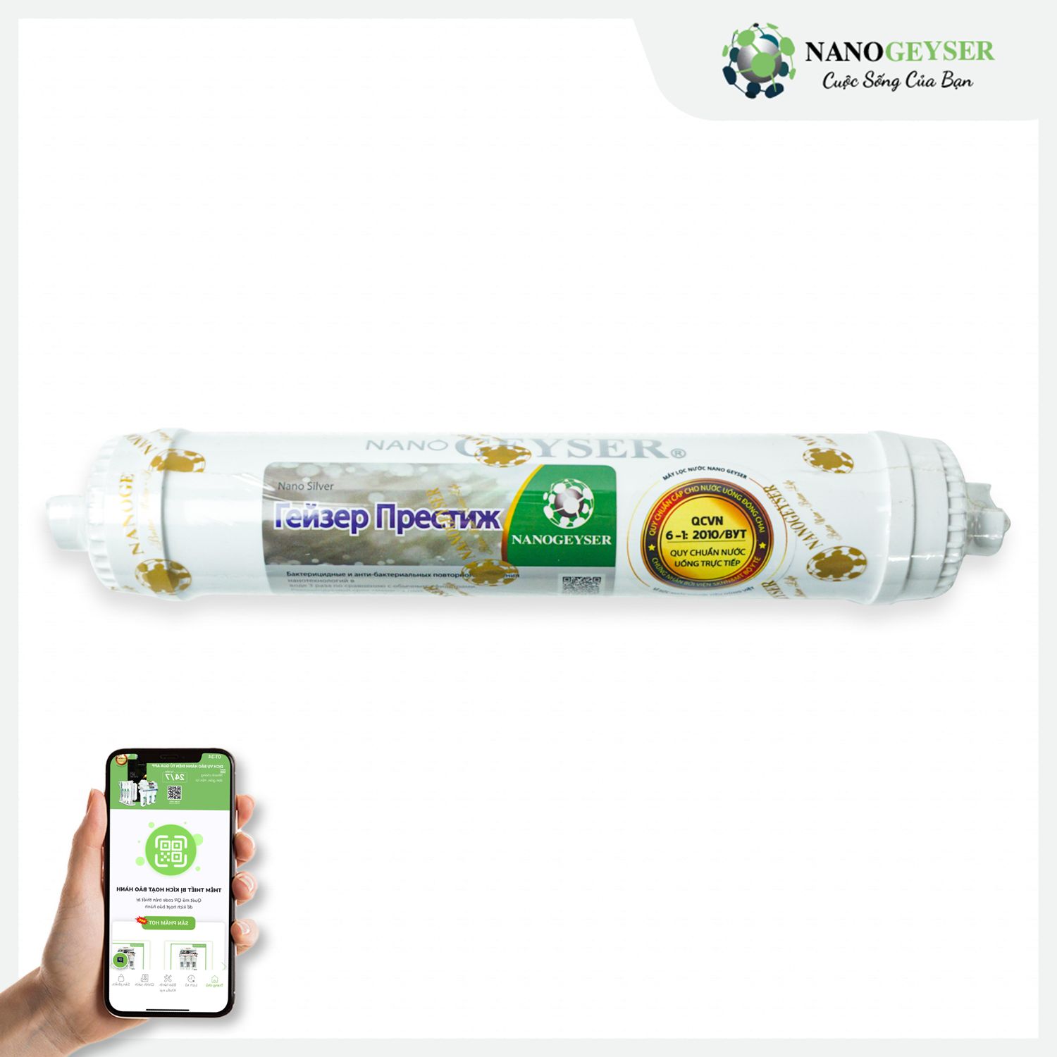 Lõi Nanosilver Nano Geyser